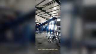 Customer on-site production | Fluidized bed dryer in operation
