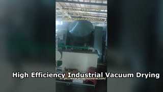 Double Cone Rotary Vacuum Dryer in Operation | Industrial Vacuum Drying Machine
